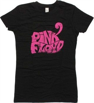 Pink Floyd Pink Letters Name Baby Doll Tee