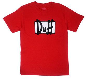 Duff Logo - Duff Beer - Simpsons T-shirt
