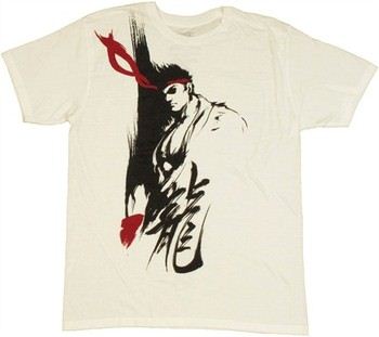 Street Fighter IV Ryu Zen Dragon T-Shirt Sheer