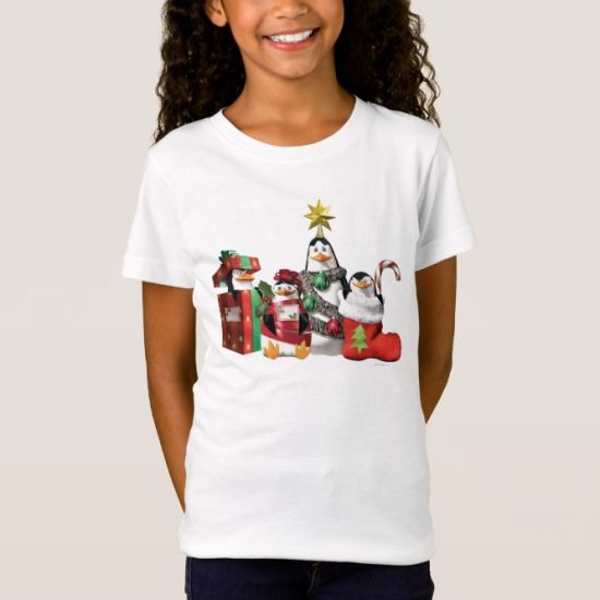 Festive Penguins T-Shirt