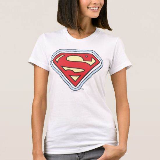 ✅ DC COMICS Superman Damen T-Shirt Oberteil Freizeit Top Rundhals Supergirl Pink 