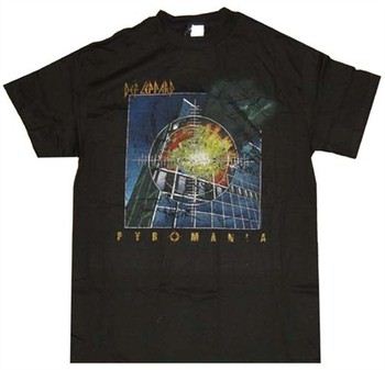 Def Leppard Pyromania Black T-Shirt