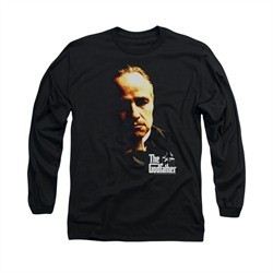 The Godfather Shirt Don Vito Long Sleeve Black Tee T-Shirt