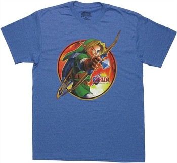 Nintendo Legend of Zelda Ocarina of Time 3D Archer Link T-Shirt