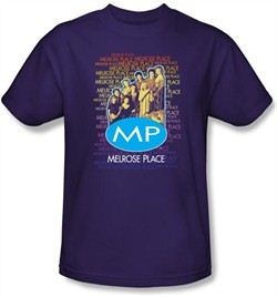 Melrose Place Shirt Melrose Place Purple T-Shirt