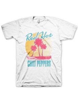 Red Hot Chili Peppers Beach Scene Men's T-Shirt