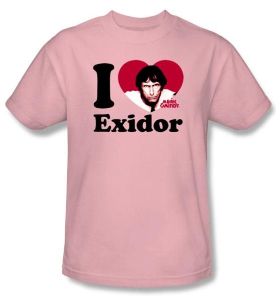 Mork and Mindy Shirt I Heart Exidor Pink T-Shirt