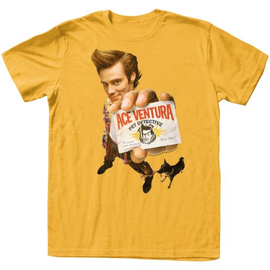 Ace Ventura Shirt Gingerventura Gold Tee T-Shirt