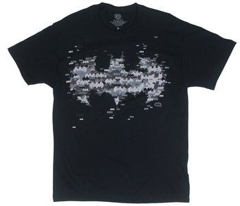 Scattered Batman Logos - DC Comics T-shirt