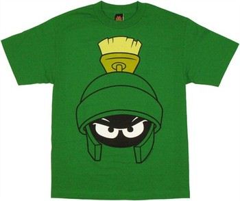 Looney Tunes Marvin the Martian Angry Face T-Shirt