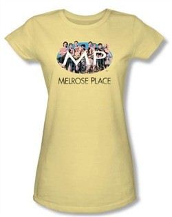 Melrose Place Juniors Shirt Meet At The Place Banana T-Shirt