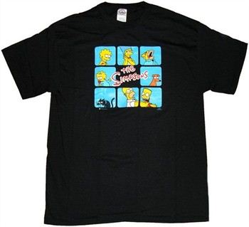 Simpsons Brady Box T-Shirt