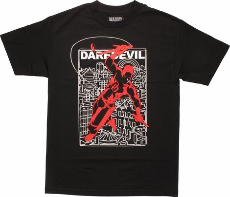 Daredevil Lined City T-Shirt