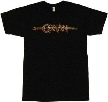 Conan the Barbarian Sword Logo T-Shirt Sheer