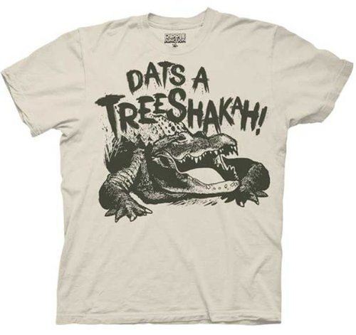 Swamp People Dats A Treeshakah! Natural Cream Adult T-shirt