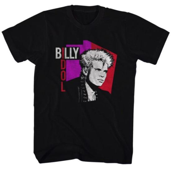 Billy Idol Shirt Vintage Idol Black Tee T-Shirt