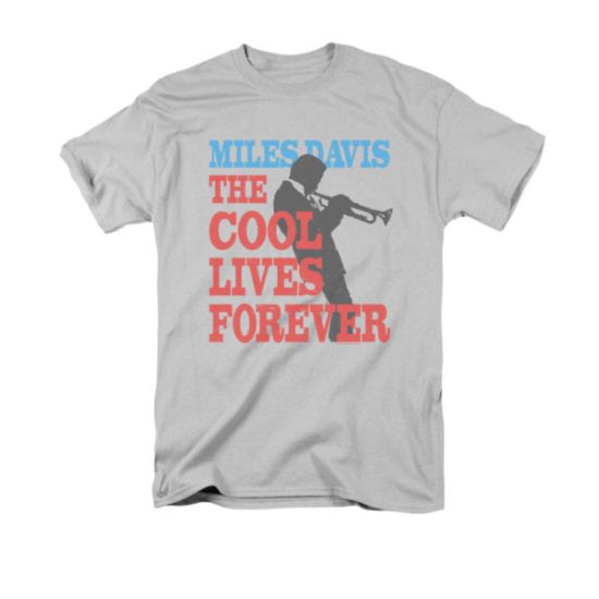 Miles Davis Shirt Cool Lives Silver T-Shirt