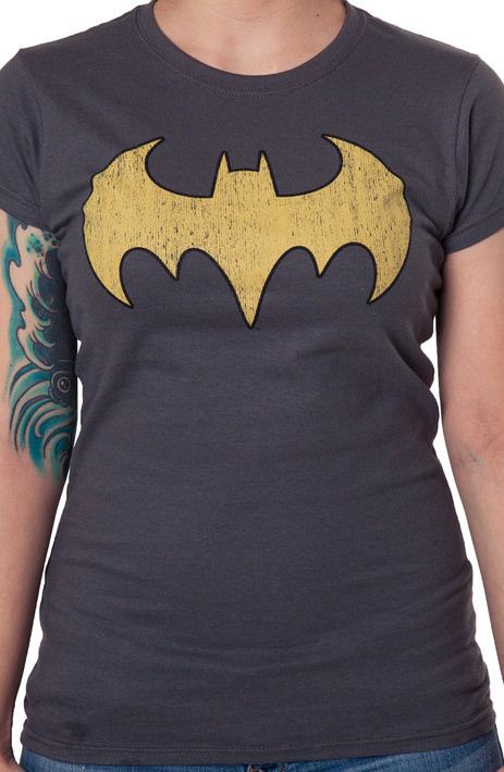 Batgirl Distressed Logo Shirt