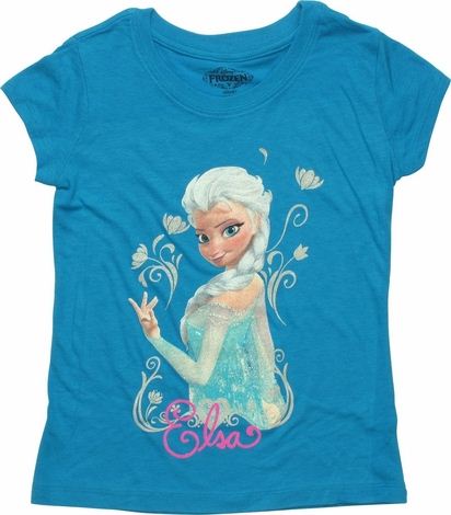 Frozen Elsa Look Back Juvenile T Shirt