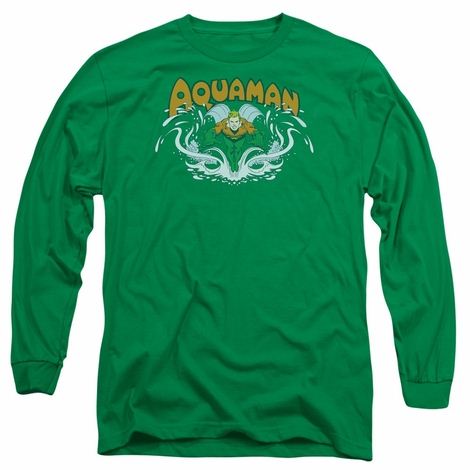 Aquaman Swim Long Sleeve T Shirt