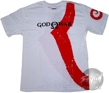 God of War Name White T-Shirt