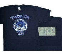 Grateful Dead T-shirt Fillmore 1969 Classic Tour Navy Tee Shirt
