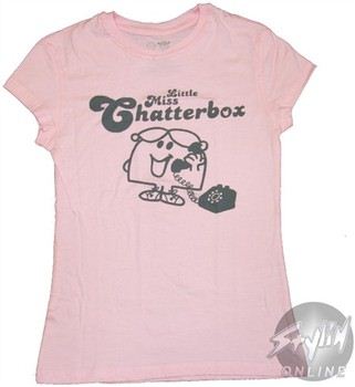Little Miss Chatterbox Phone Baby Doll Tee