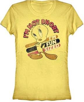 Tweety Bird Fun Sized Looney Tunes Womens T-Shirt