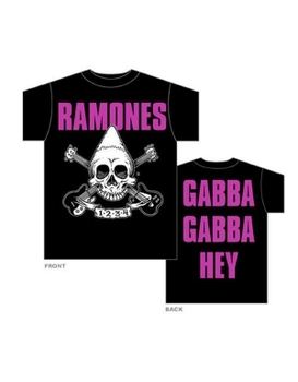 The Ramones Pinhead Skull Gabba Gabba Hey Men's T-Shirt