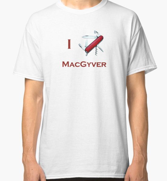 ‘Macgyver 1’ Classic T-Shirt by engluke T-Shirt