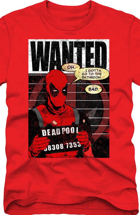 Deadpool Mugshot T-Shirt