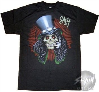 Guns N Roses Slash Skull Toon T-Shirt