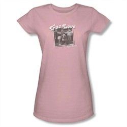Little Rascals Shirt Juniors True Love Pink T-Shirt