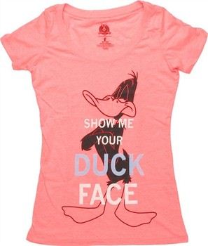 Looney Tunes Daffy Duck Show Me Your Duck Face Baby Doll Tee
