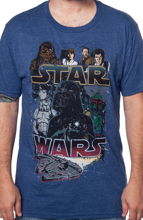 Star Wars Heroes And Villains T-Shirt