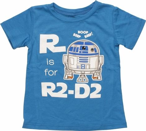 Star Wars R is For R2-D2 Toddler T-Shirt