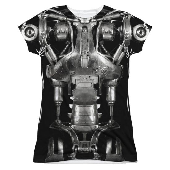Terminator Endoskeleton Costume Sublimation Juniors Shirt