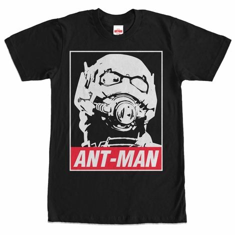 Ant-Man Art Poster Black T-Shirt