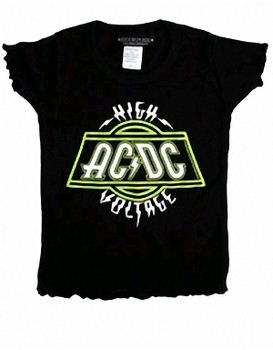 AC/DC Logo Girl's Toddler T-Shirt