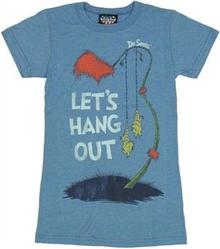 Dr Seuss Let's Hang Out Baby Doll Tee by JUNK FOOD