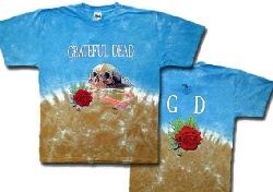 Grateful Dead T-shirt Tie Dye Desert Skull Tee Shirt