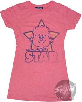 Little Miss Star Pink Baby Doll Tee by JUNK FOOD