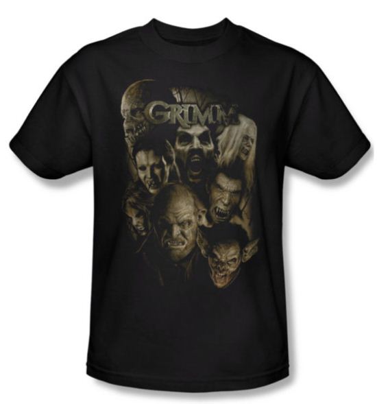 Grimm Shirt Wesen Adult Black Tee T-Shirt
