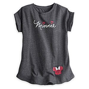 Minnie Mouse Signature Tee for Women