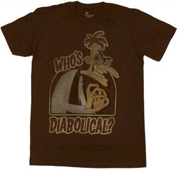 Phineas and Ferb Who's Diabolical T-Shirt Sheer