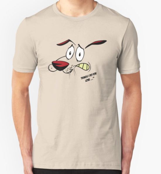 COURAGE THE COWARDLY DOG T-Shirt by TheJokerSolo T-Shirt