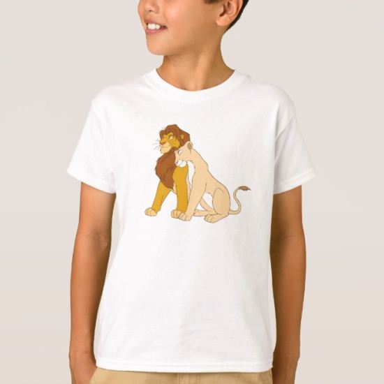 Lion King's Adult Simba and Nala Disney T-Shirt