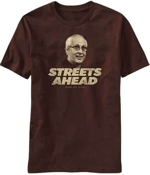 Community Pierce Streets Ahead Adult Chocolate Brown T-shirt