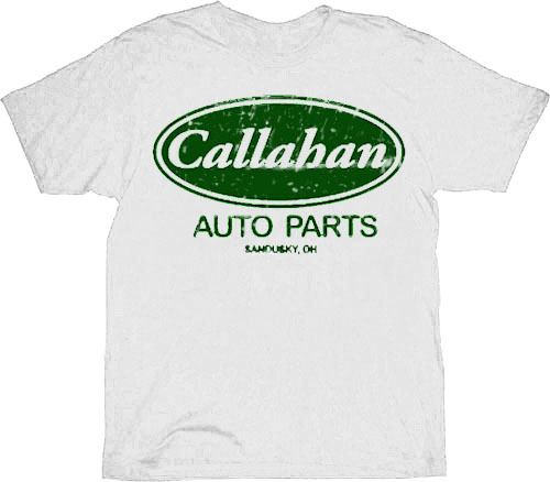 Tommy Boy Callahan Auto Parts White T-shirt