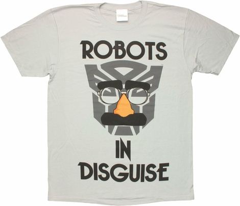 Transformers Autobot Disguise T Shirt Sheer